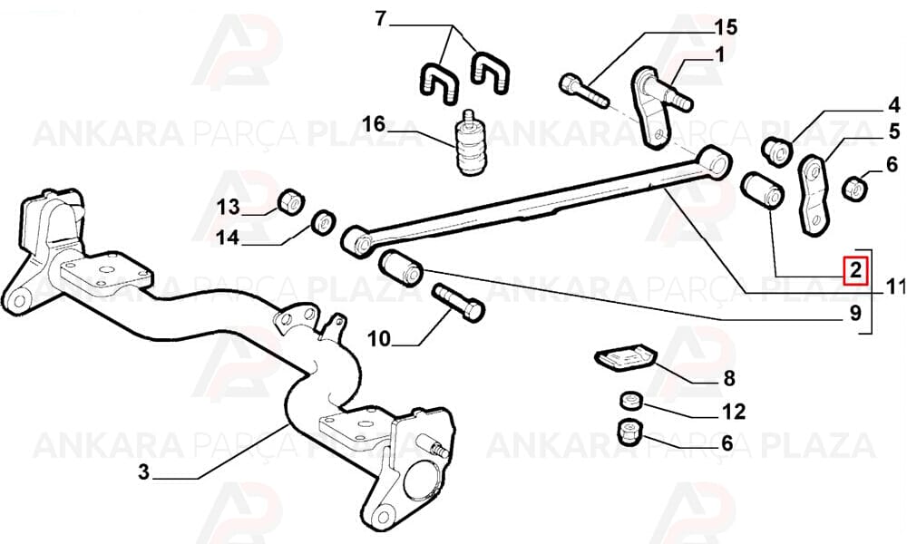 Makas Burcu Arka Fiat : Doblo 2001 - 2010 Tüm Motor Tipleri