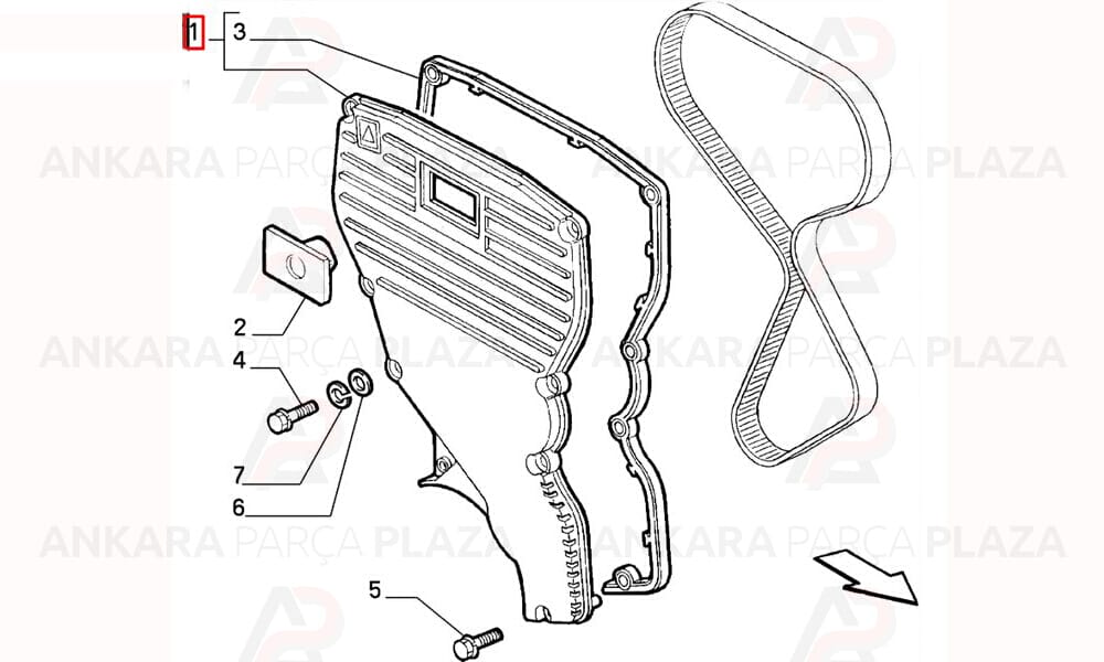 Albea Brava Bravo 16. 16V Triger Koruma Kapağı Meydan