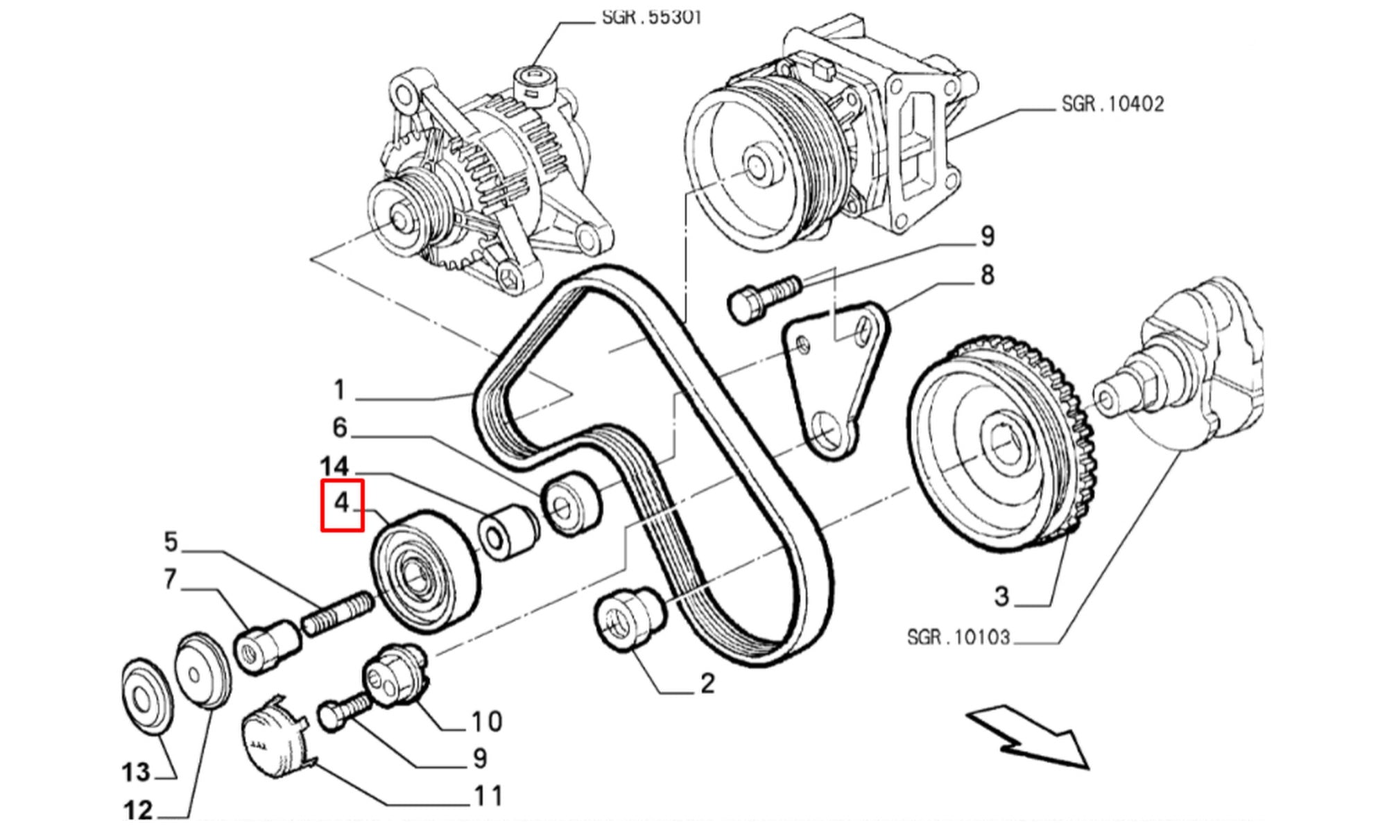 OEM #15509 - Teknik Resim