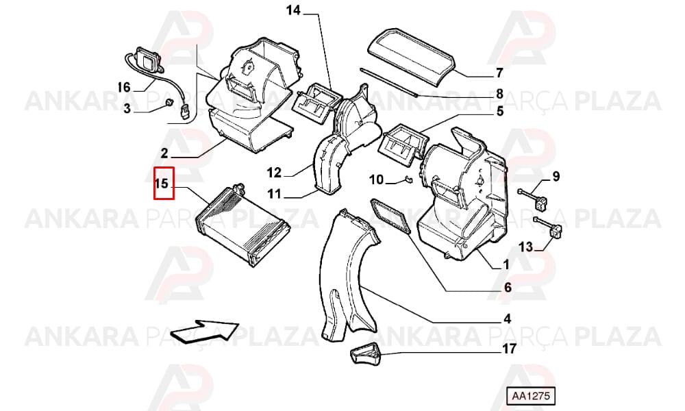 Kalorifer Radyatörü Alfa 166 Makenik