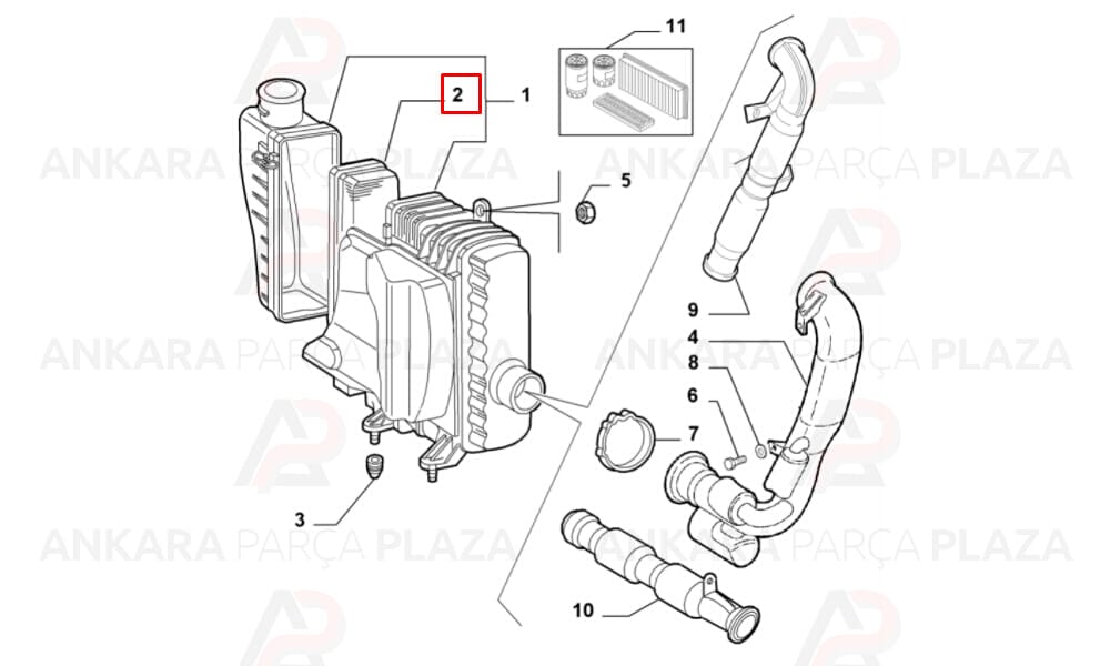 Hava Filtresi Alfa 147 2000 >