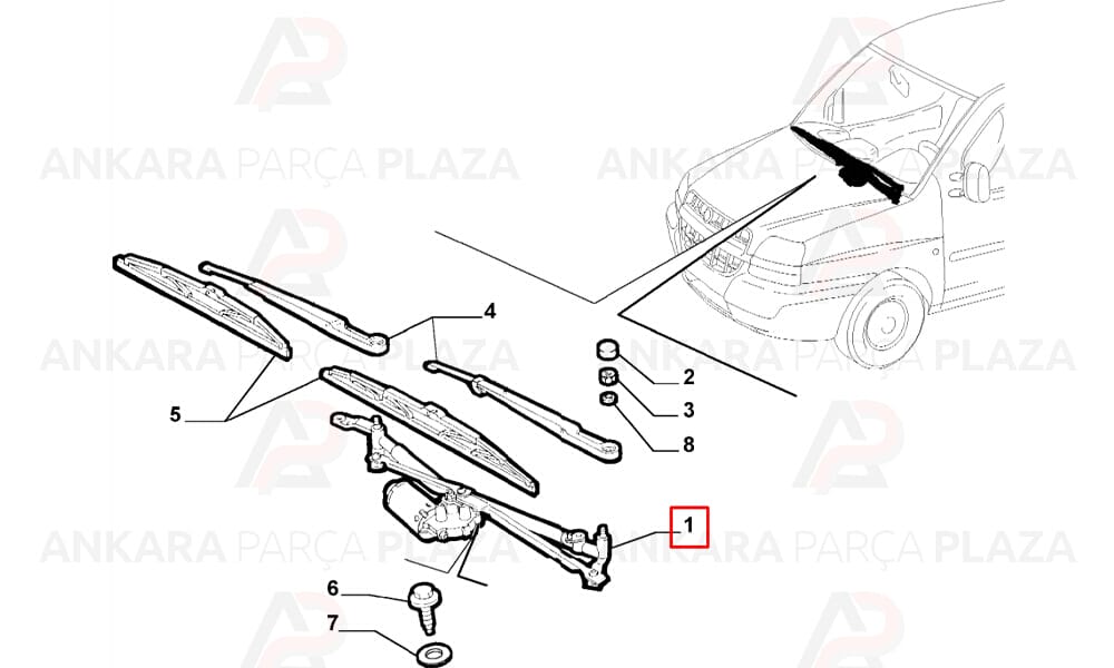 Albea, Doblo Silecek Motoru Seger