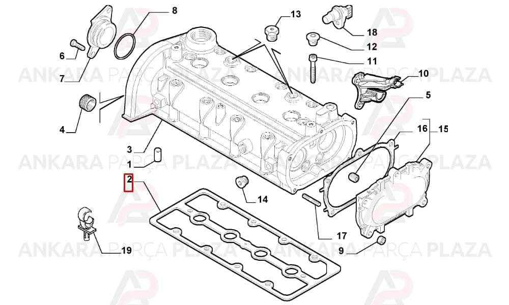 Palio Grande Punto Linea Egea 1.4 16V Üst Kapak Contası Royal