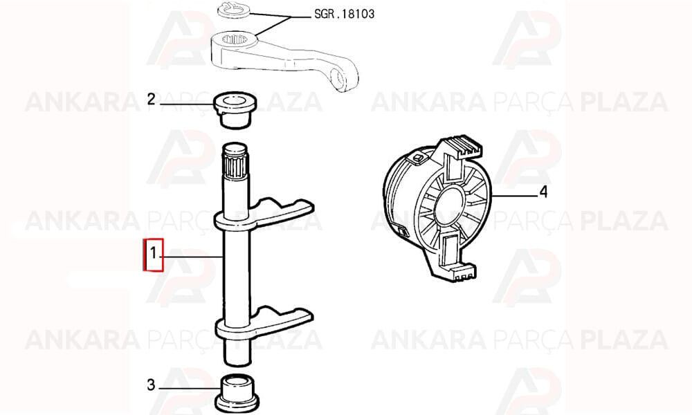 Albea Palio Dızel Debriyaj Pedal Çatalı Alper