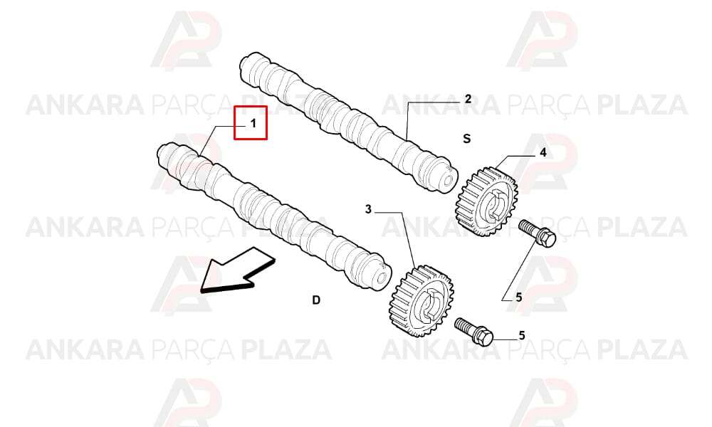 Fiat Doblo - Palio - Albea 1.3 Multijet Eksantrik Mili Egzoz Estaş