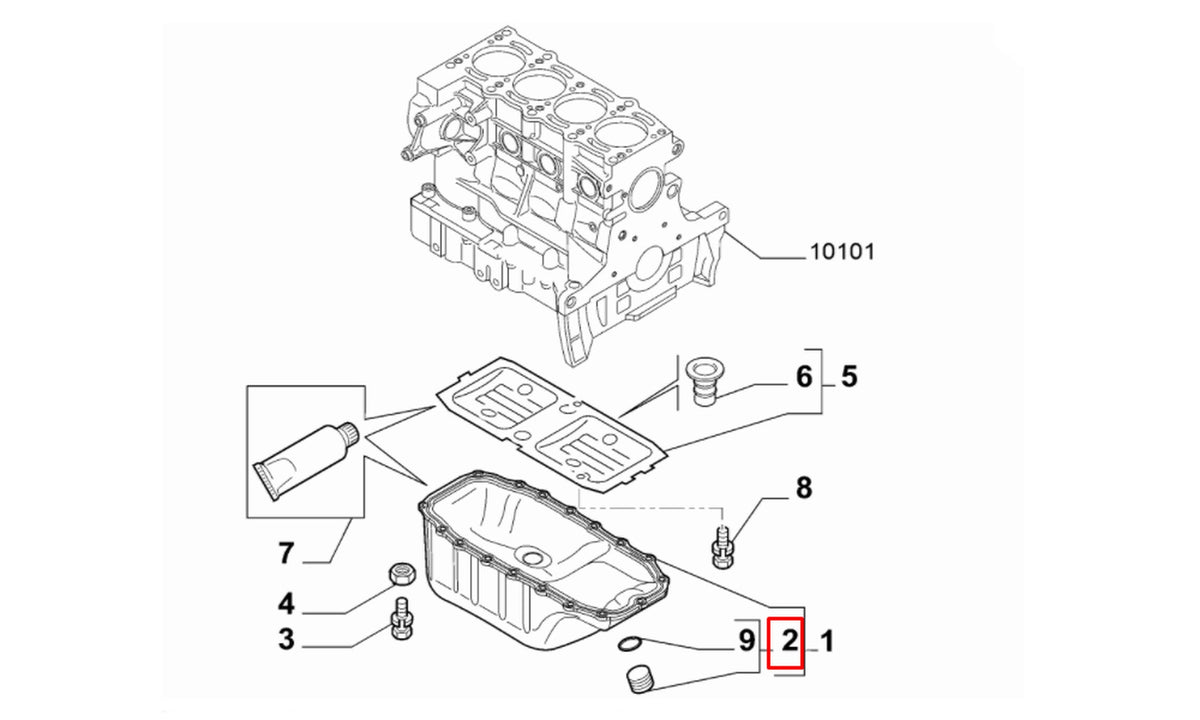 OEM #13101 - Teknik Resim