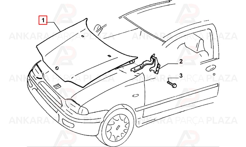 Siena 97 - 02 Motor Kaputu 46838156