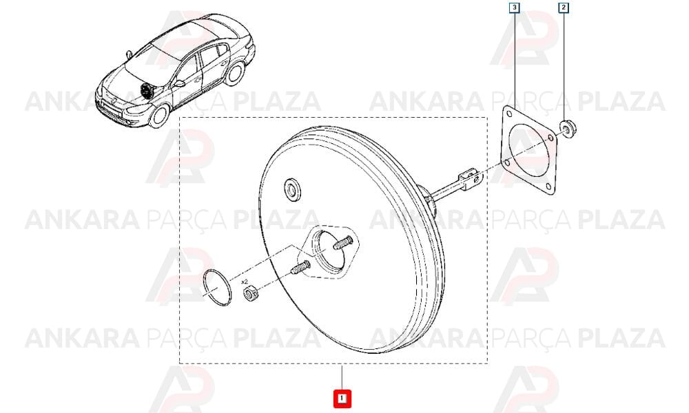 Servofren Westinghouse Renault : Fluence, Megane 3