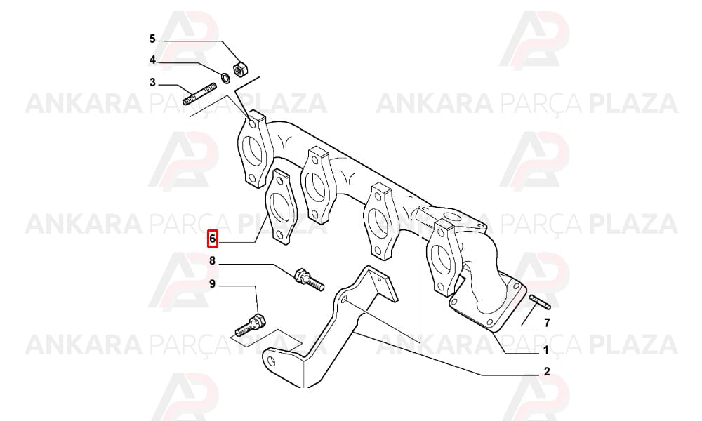 Master Ducato 2.5Td Egzoz Manifold Contası Royal