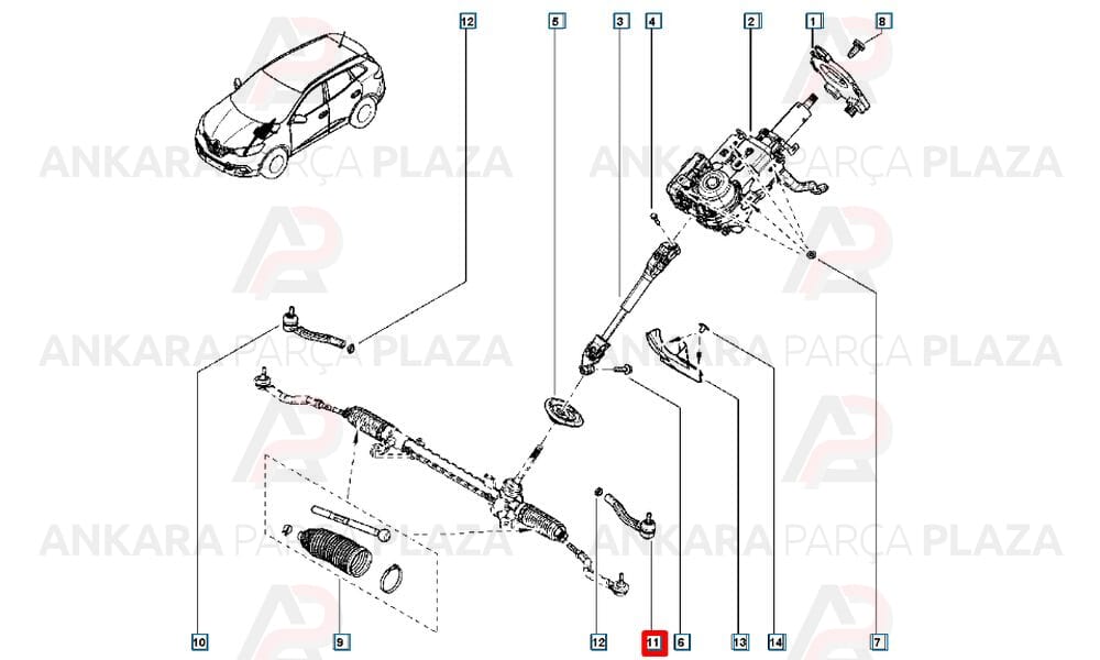 Rot Başı Sol Kadjar 4X2 ve 4X4 2015 >