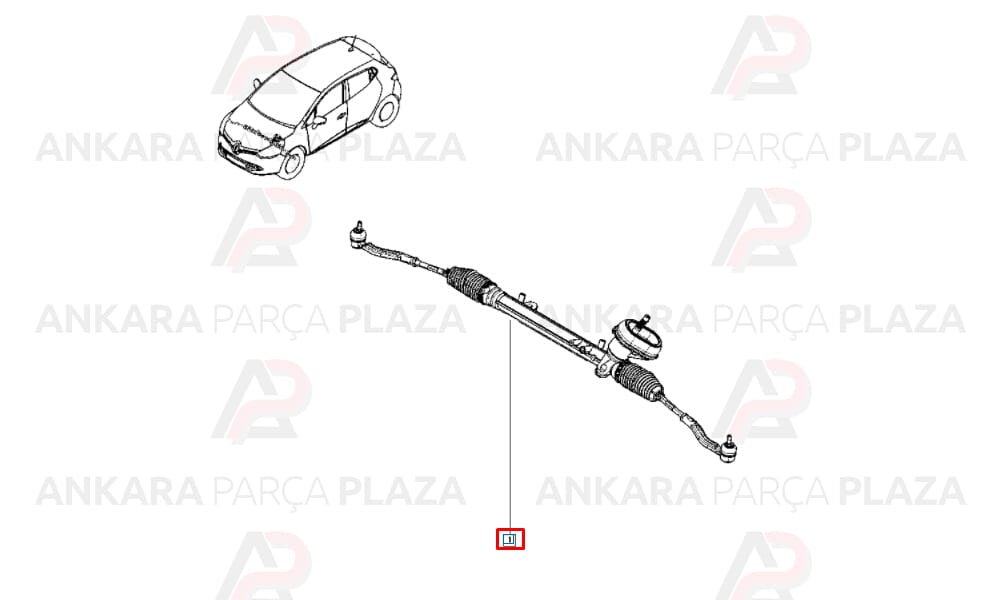 Direksiyon Kutusu Eps Renault Clio 4 Captur 2013 - 2016
