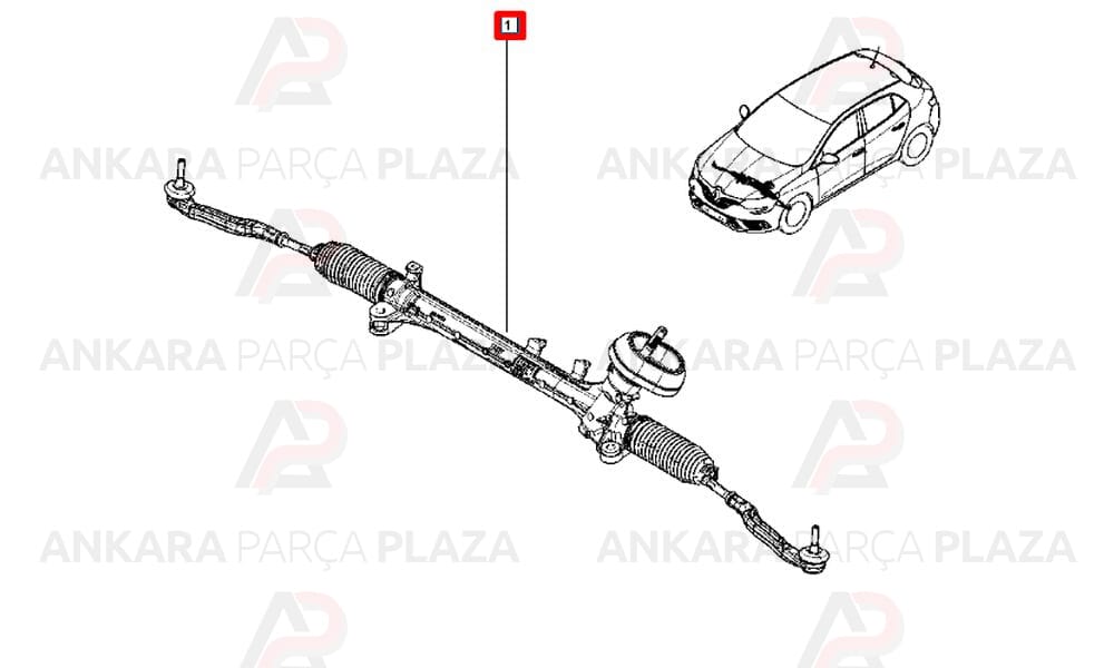 Direksiyon Kutusu Eps Renault Megane 4 2015 >