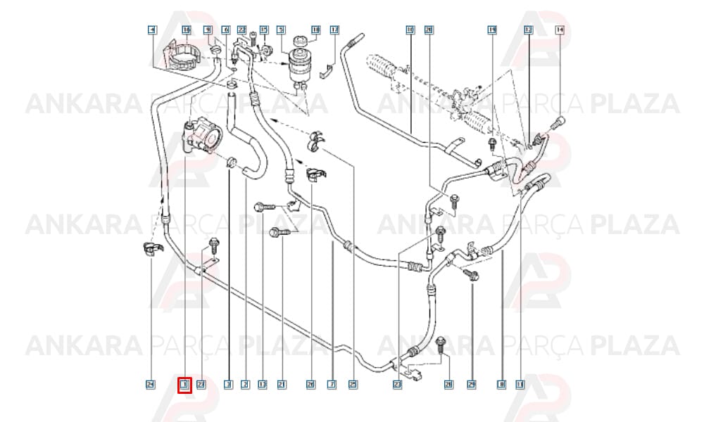Direksiyon Pompası Trafic 2 Box 2,0 Dcı 115 2006 >