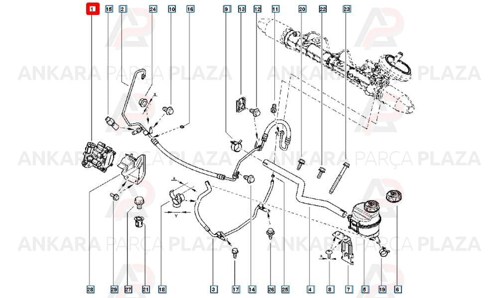 Direksiyon Pompası Logan 2 Sendero 2 2013 >