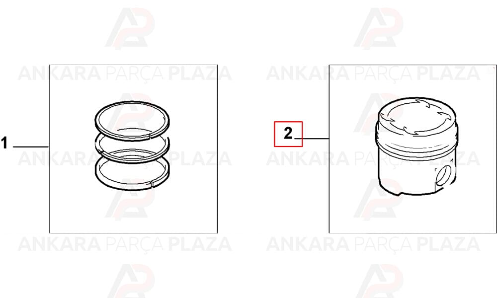 Ducato 3.0Jtd 16V Silindir Onarım Seti (Piston, Segman) 0.40 96.20Mm Yenmak