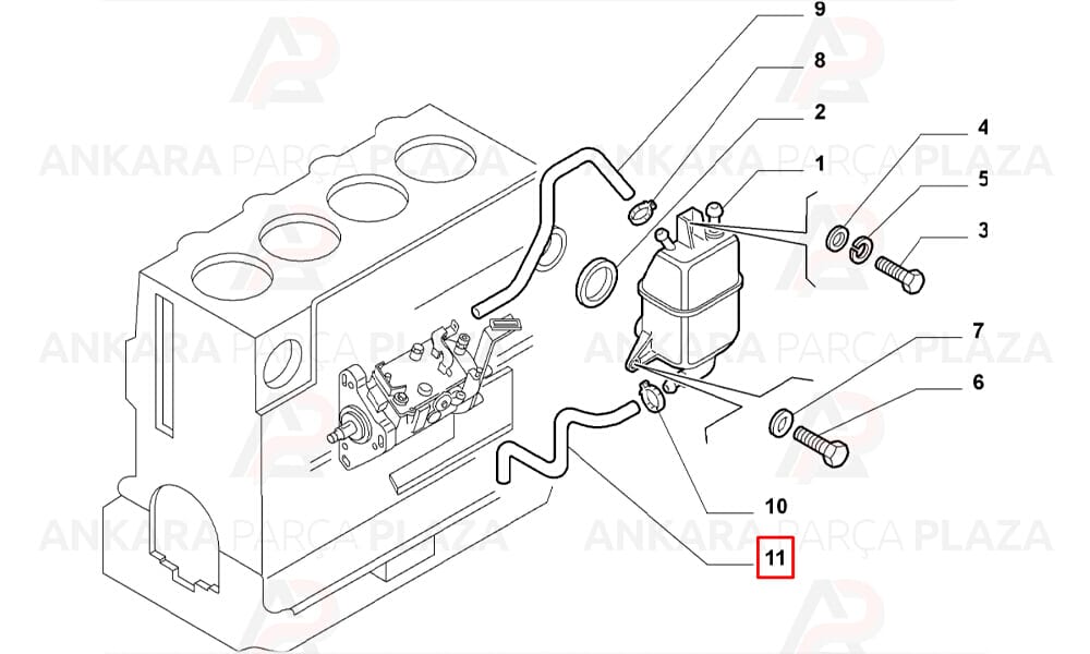 Ducato 1 1 2 2.5 2.8 Td 94 >02 Motor Yağ Hortumu Ytt