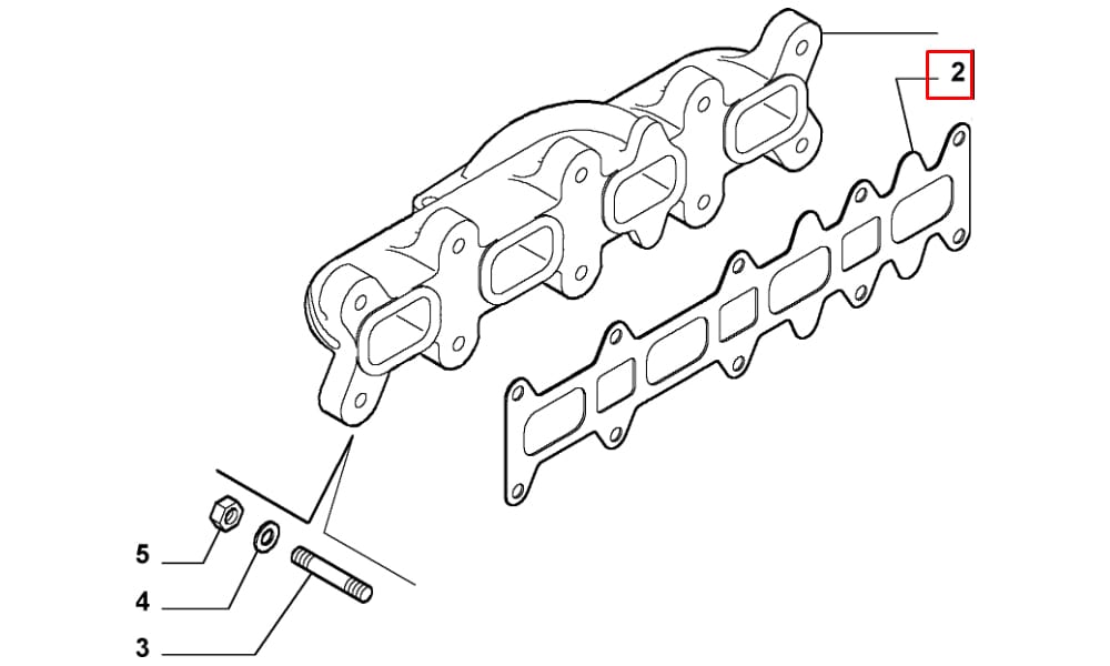 Ducato 2.3Jtd Egzoz Manifold Contası Victor Reinz