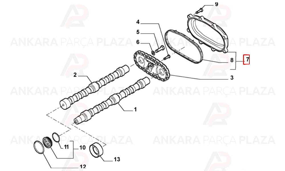 Ducato 3 2,3Jtd Triger Koruma Kapağı Alper