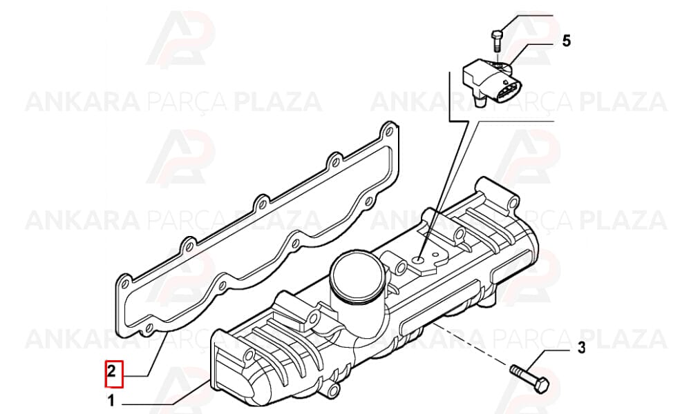 Ducato 2.3 Jtd Mtj Emme Manifold Contası Metal 0.80Mm Oto Conta