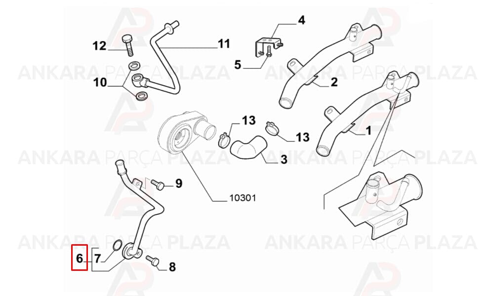 Devirdaim Su Borusu Fiat Ducato 2,3