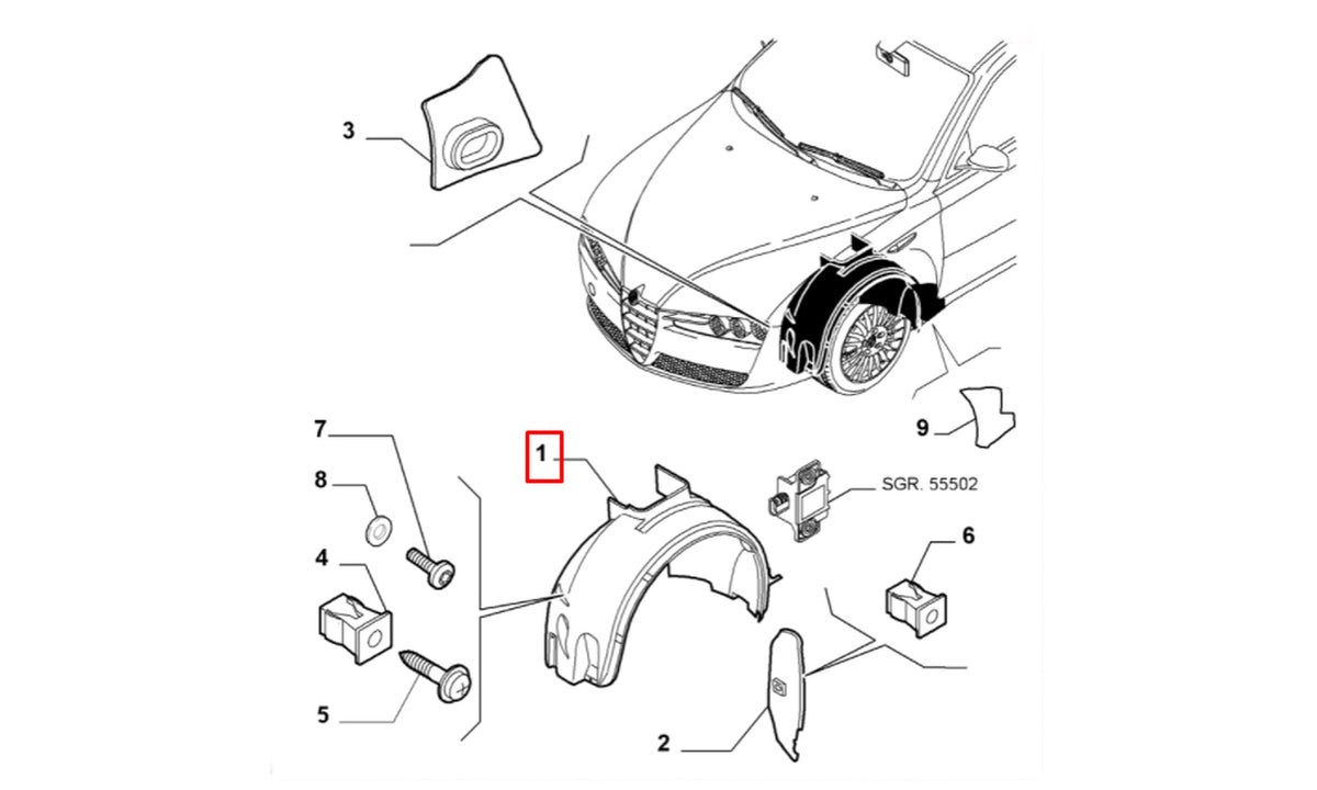 OEM #54774 - Teknik Resim