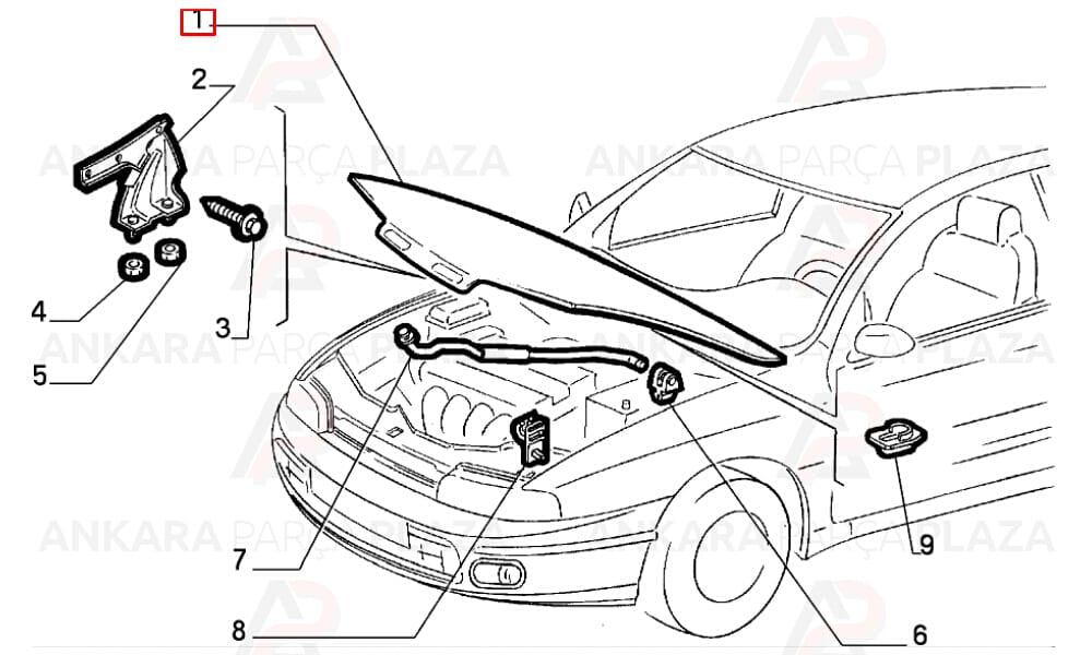 Brava 97 - 03 Motor Kaputu 51745942
