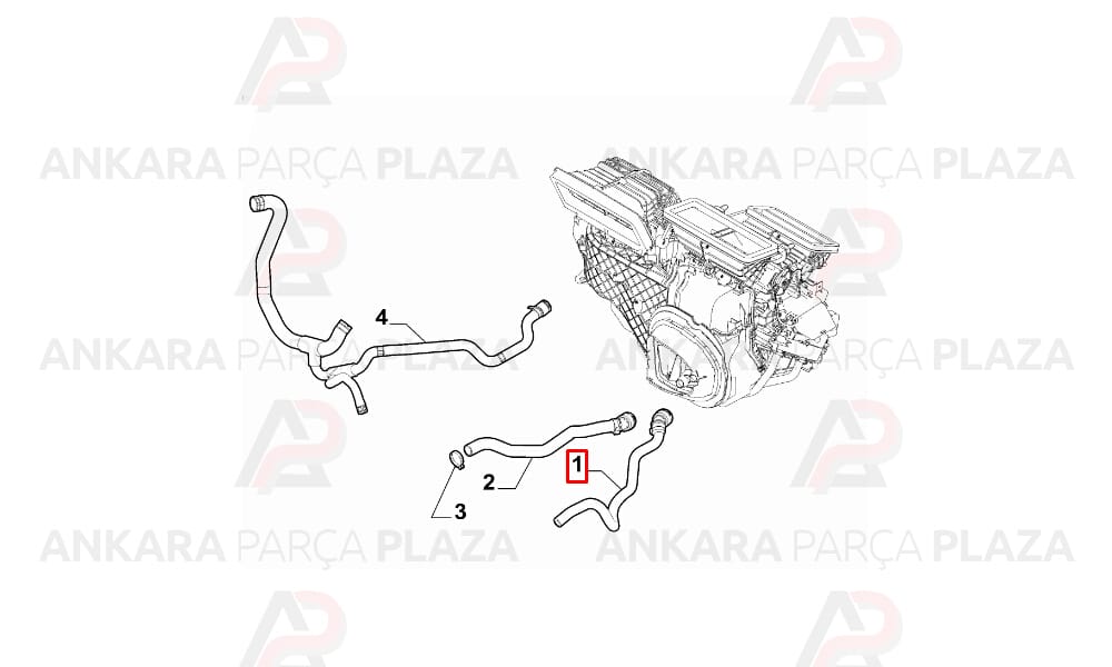 Kalorifer Hortumu Fiorino 1.4 8V