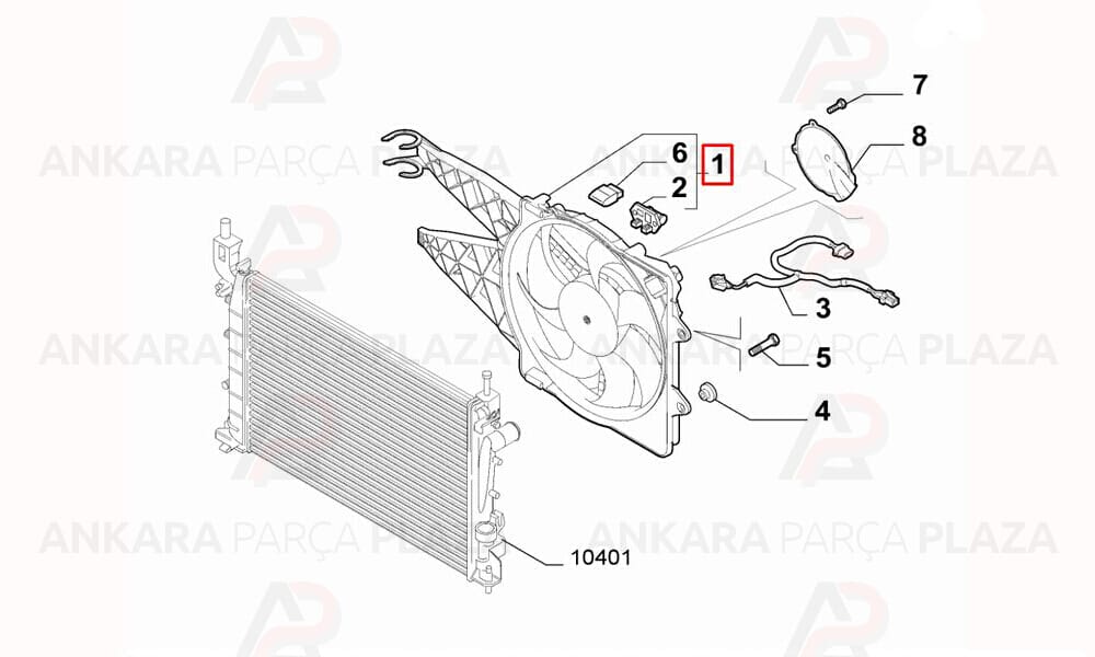 Linea 1.3D - 1.6D - 1.4 T-Jet Klimalı Radyatör Klima Fan Motorları Davlumbazlı Seger