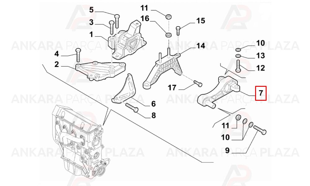 Motor Takozu Sol Fiorino 1.4