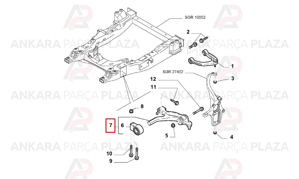 Kapı Gergisi Arka Fiat Bravo 2 2007 >