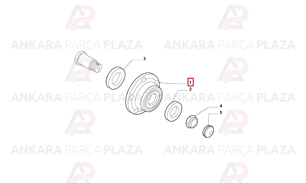 Fiat 500L Doblo Pratico Stilo Tekerlek Poryası Arka Sağ Veya Sol 5 Bijon Absli Atf