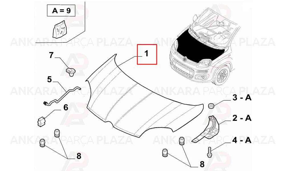 Motor Kaputu Fiat : Panda 2012> 51841736
