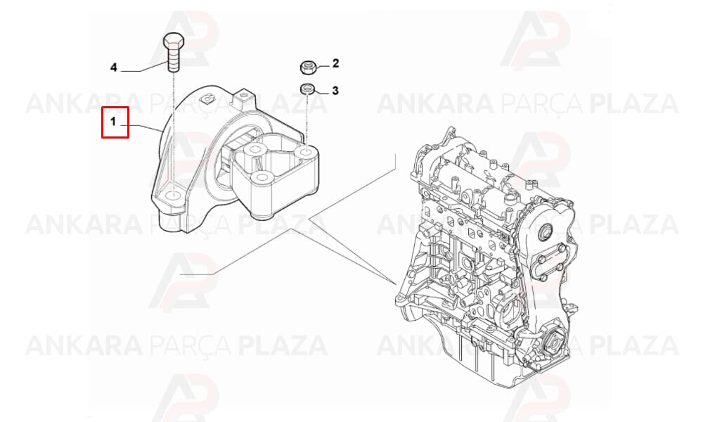 Motor Takozu Arka Fiorino 1,3 Multijet 75 Kw 2008 >