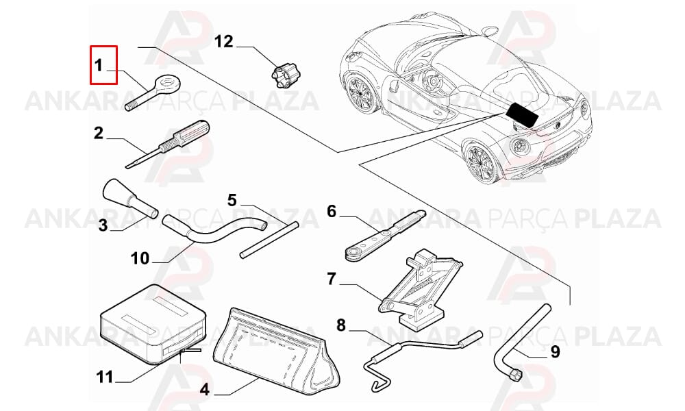 Linea Fiorino Doblo 2 Tampon Çeki Demiri Mtj