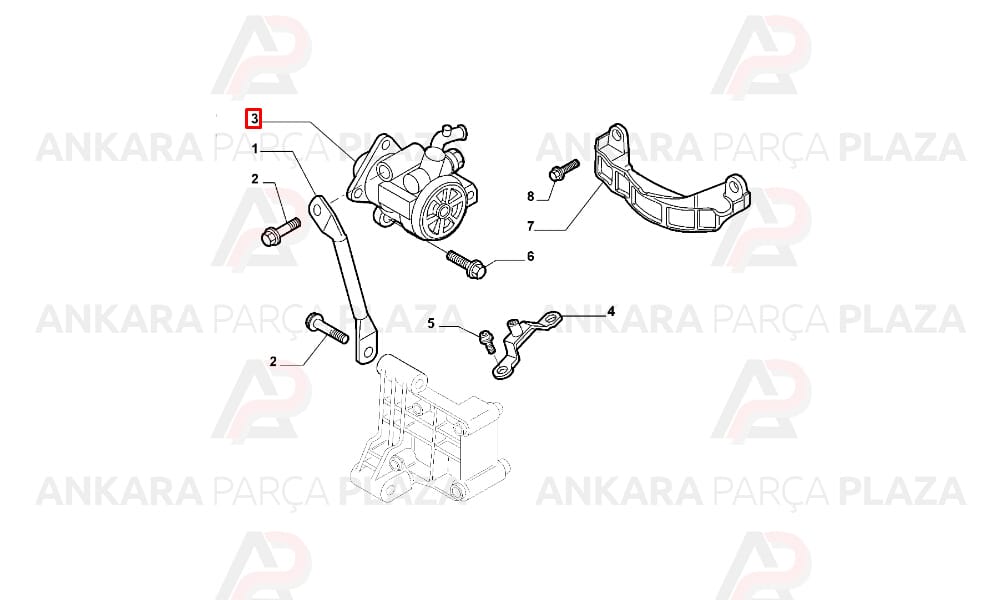 Hidrolik Direksiyon Pompası Hema Doblo 1,3Mjtd 2005 > Alfa 145