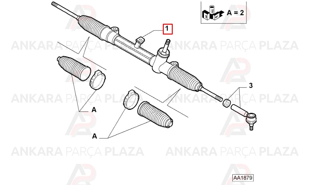 Direksiyon Kutusu Eps Fiat 500L