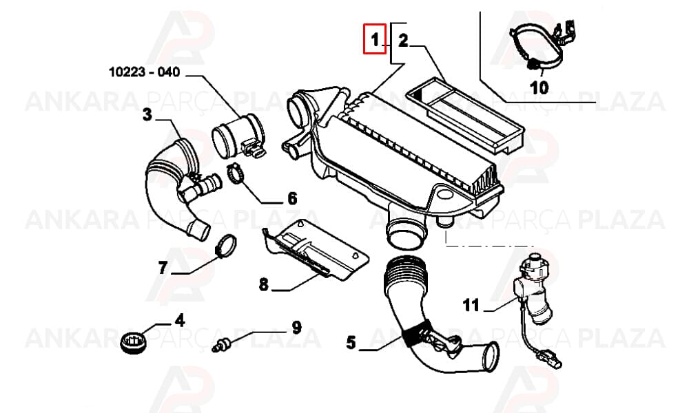 Fiat Fiorino 08 - 20 Hava Filtre Kabini 1.3Cc 51946045