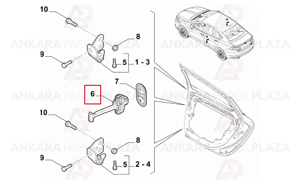 Kapı Gergisi Arka Fiat Egea