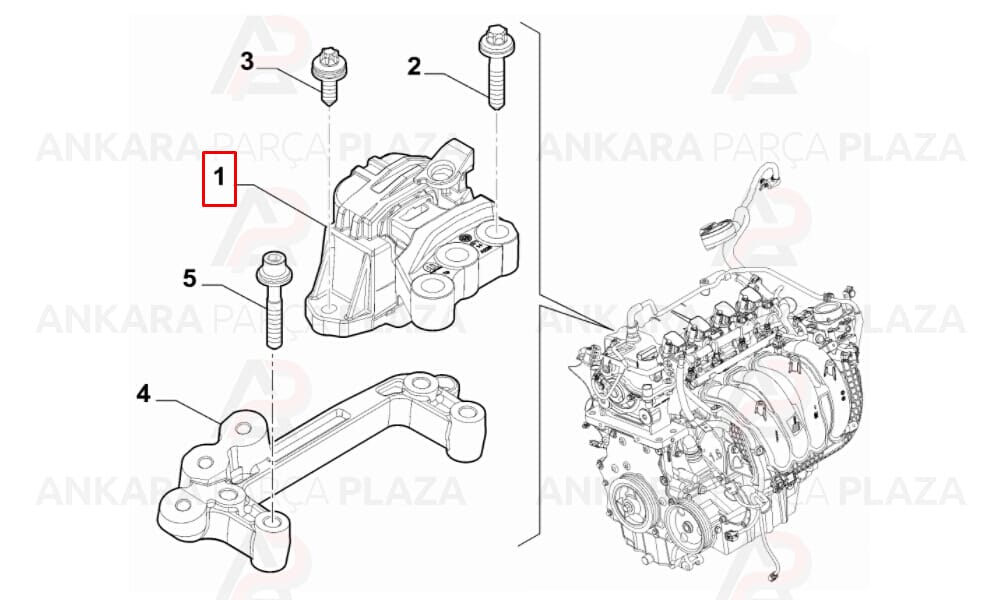 Motor Takozu Fiat Egea 1.6