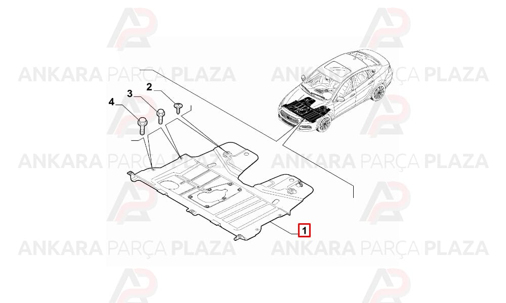 Karter Muhafaza Egea Motor Alt Koruma Bakaliti