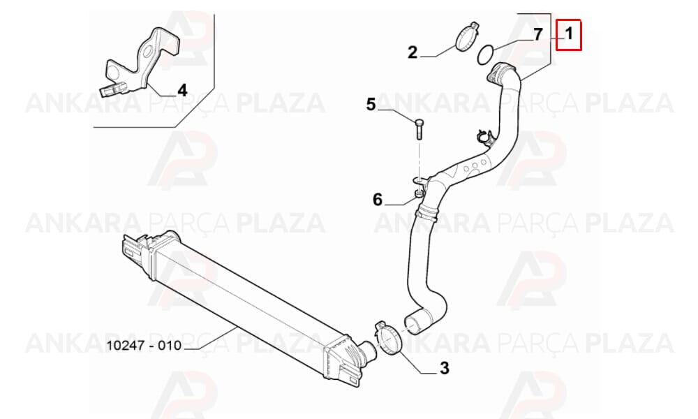 Fiorino 1.3 Euro 5 Turbo Borusu Ucpa