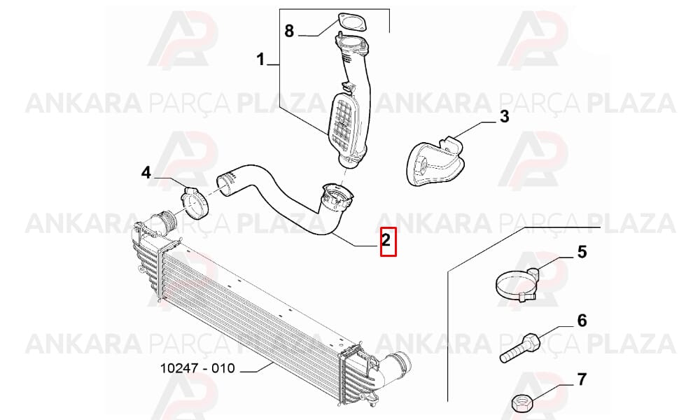 Egea 1.6 D Turbo Hortumu Otomatik Ucpa