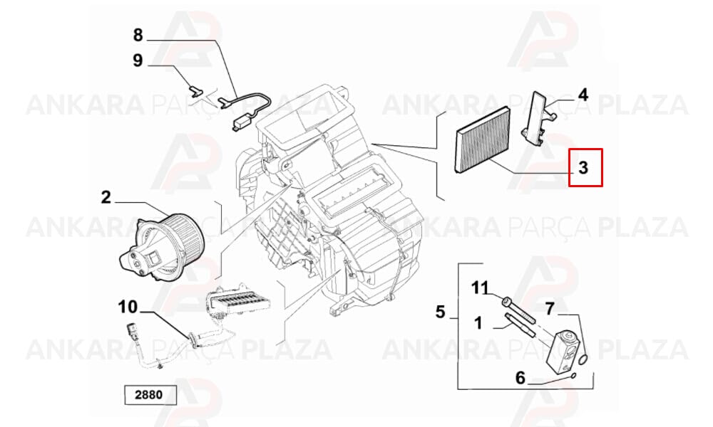 Polen Filtresi Fiat Panda 3 12 Fiat 500 2009 >