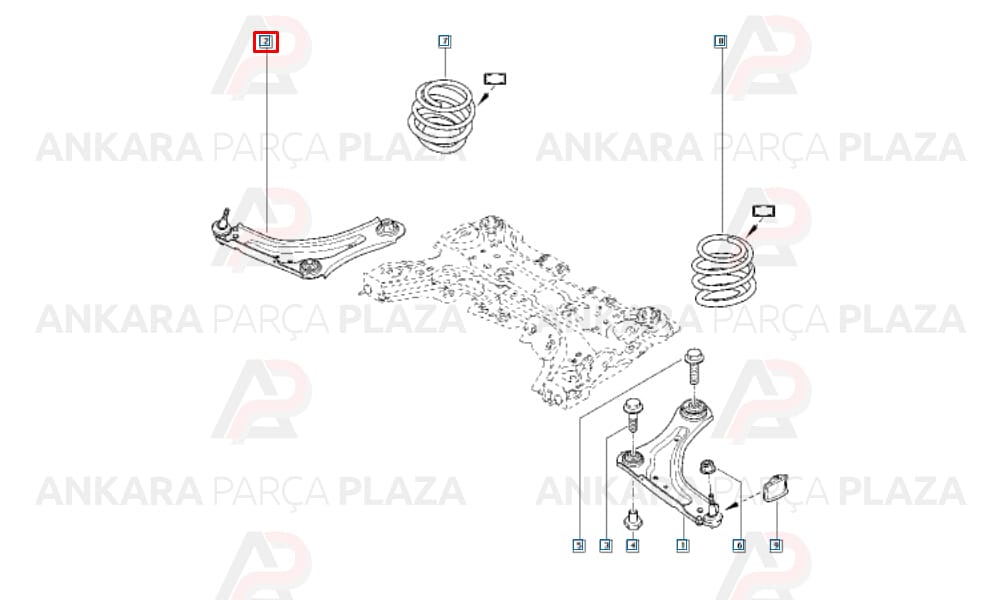 Salıncak Tabla Sağ Laguna 3 545000001R