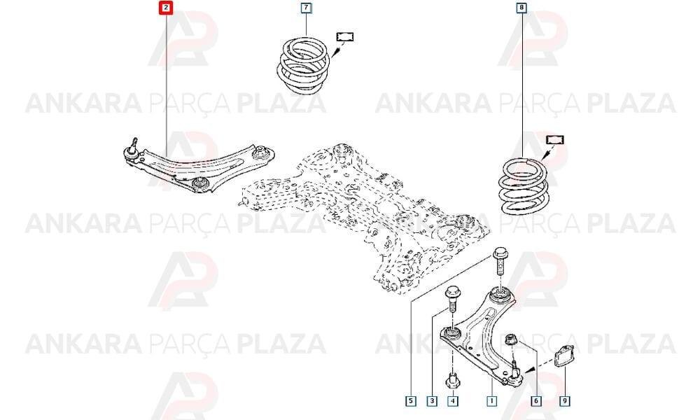 Salincak Tabla Ön Sağ Laguna 3