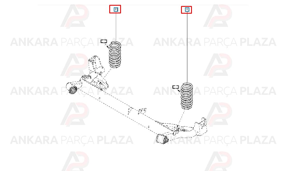 Helezon Yayı Arka Dacia Sandero Stepway