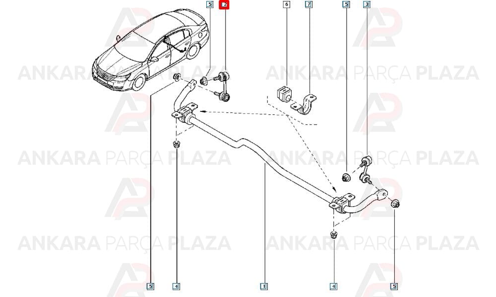 Latitude Arka Z Rot Sağ 2011 - 2015 Ayd