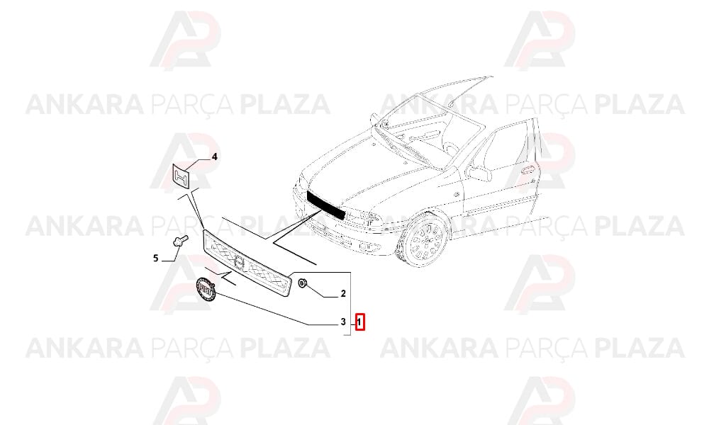 Ön Panjur Armasız Albea Y.M 2005 - 2008