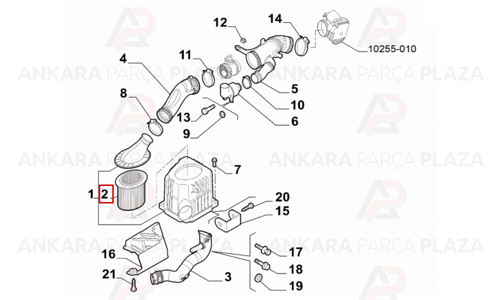 Hava Filtresi Alfa Romeo 159 1.8Mpı 1.9Jtd 2005 2011