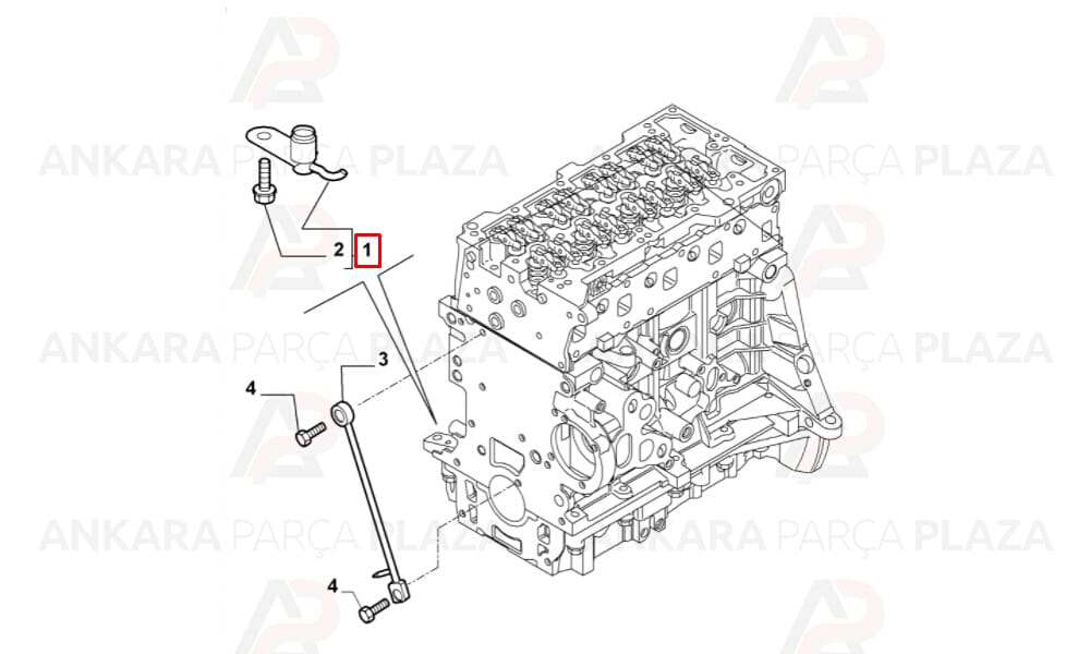 Albea, Doblo, Grande Punto, Panda, Strada 1.3Jtd Yağlama Jeti Dekar